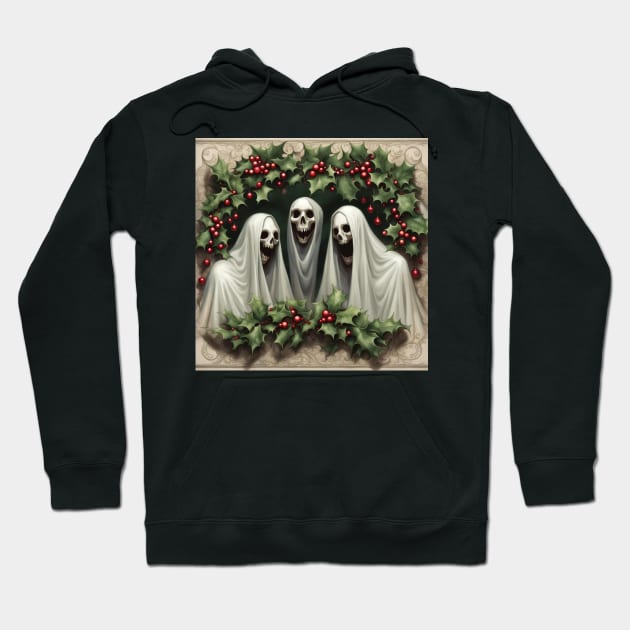 A Haunting Christmas Hoodie by Haunted History Chronicles